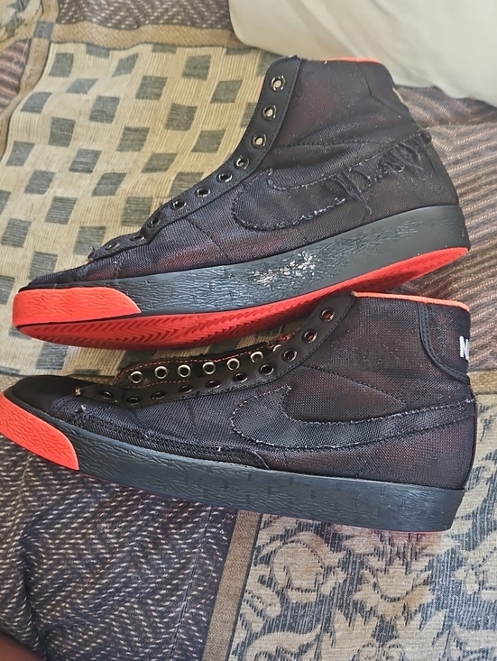Nike Other - Nike Men’s High-Top Sneakers in Black and Red
